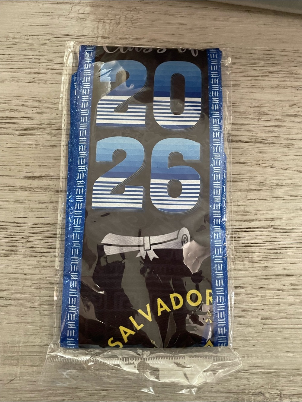 El Salvador graduation sash